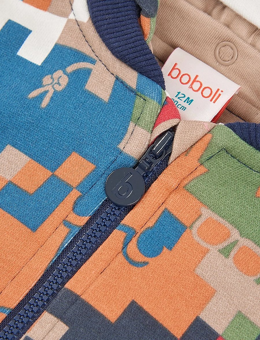 Boboli - Fleece jacket printed for boy -BCI - fleecejacken - print - 2