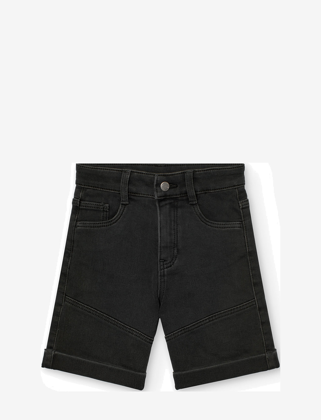 Boboli - Knit denim bermuda shorts - denimshorts - black - 1
