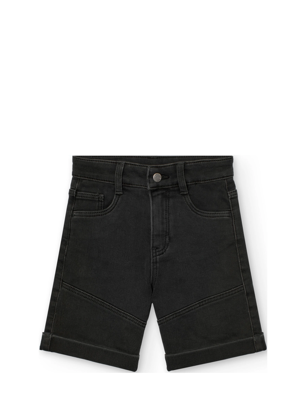 Boboli Knit denim bermuda shorts - 4 for 3 - BLACK / black