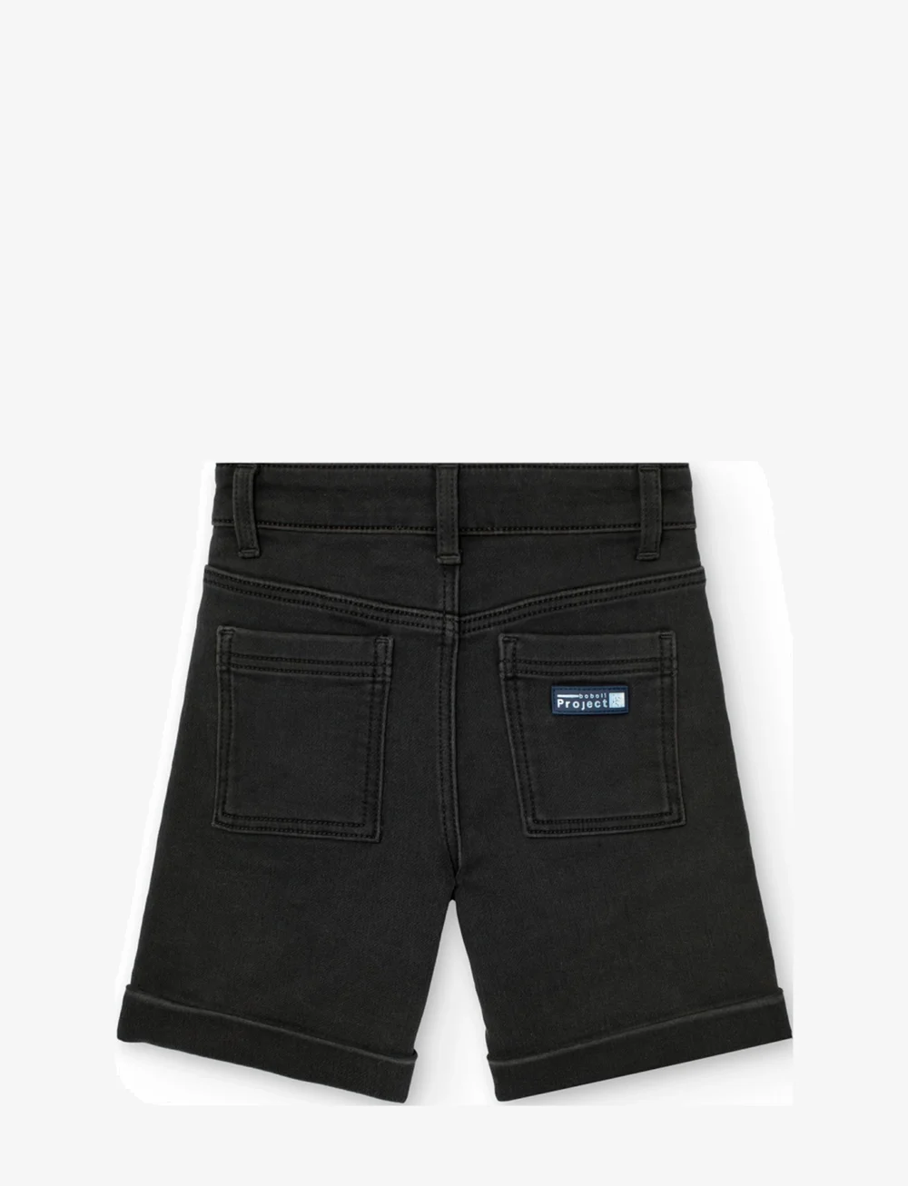 Boboli - Knit denim bermuda shorts - denimshorts - black - 2