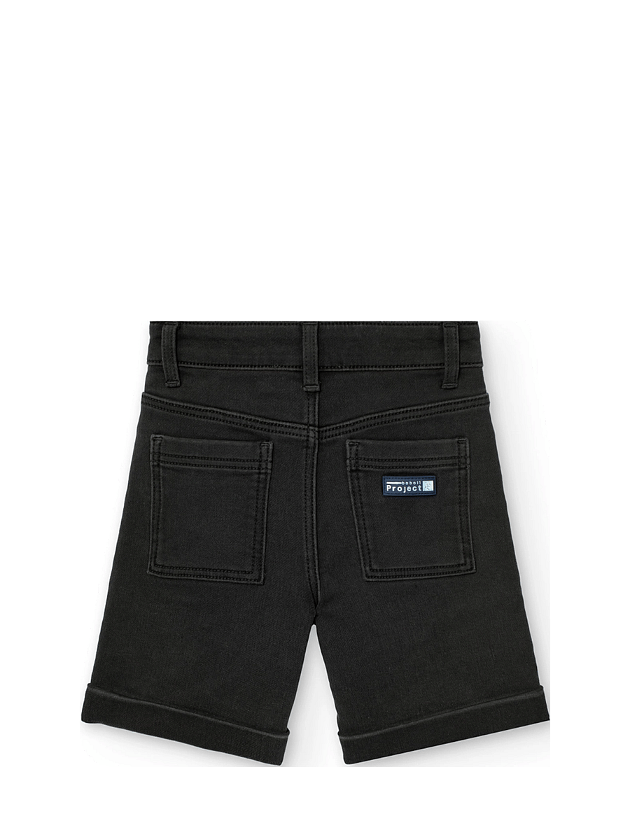 Boboli - Knit denim bermuda shorts - jeansshorts - black - 2