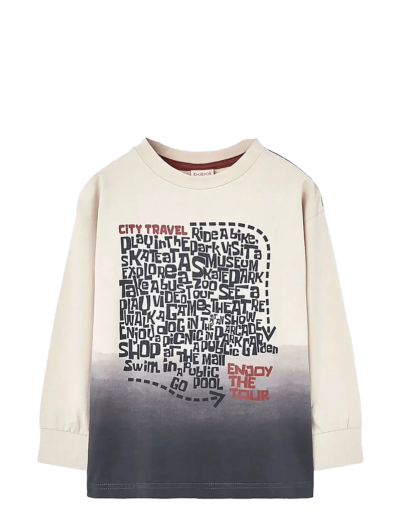 Boboli - Knit t-Shirt - długi rękaw - crÈme - 0