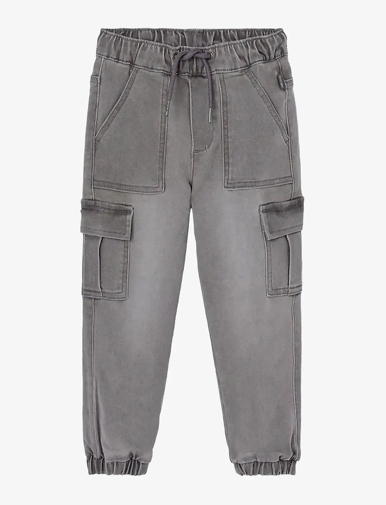 Boboli - Denim trousers knit - cargobukser - grey - 0