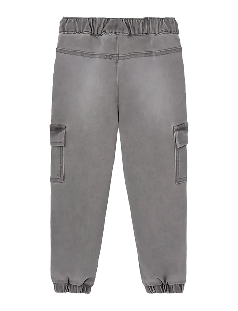Boboli - Denim trousers knit - bojówki - grey - 1