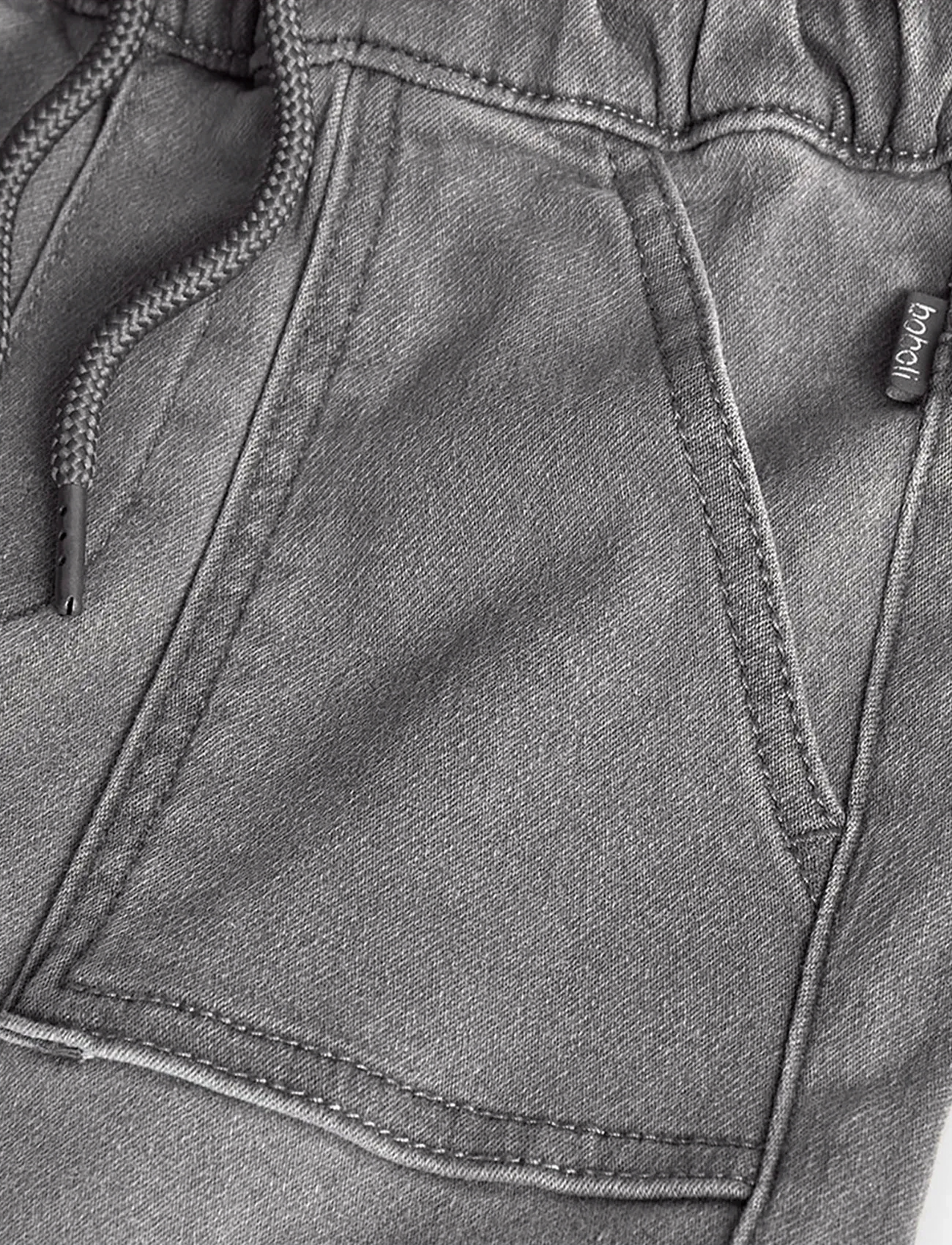 Boboli - Denim trousers knit - cargohosen - grey - 2
