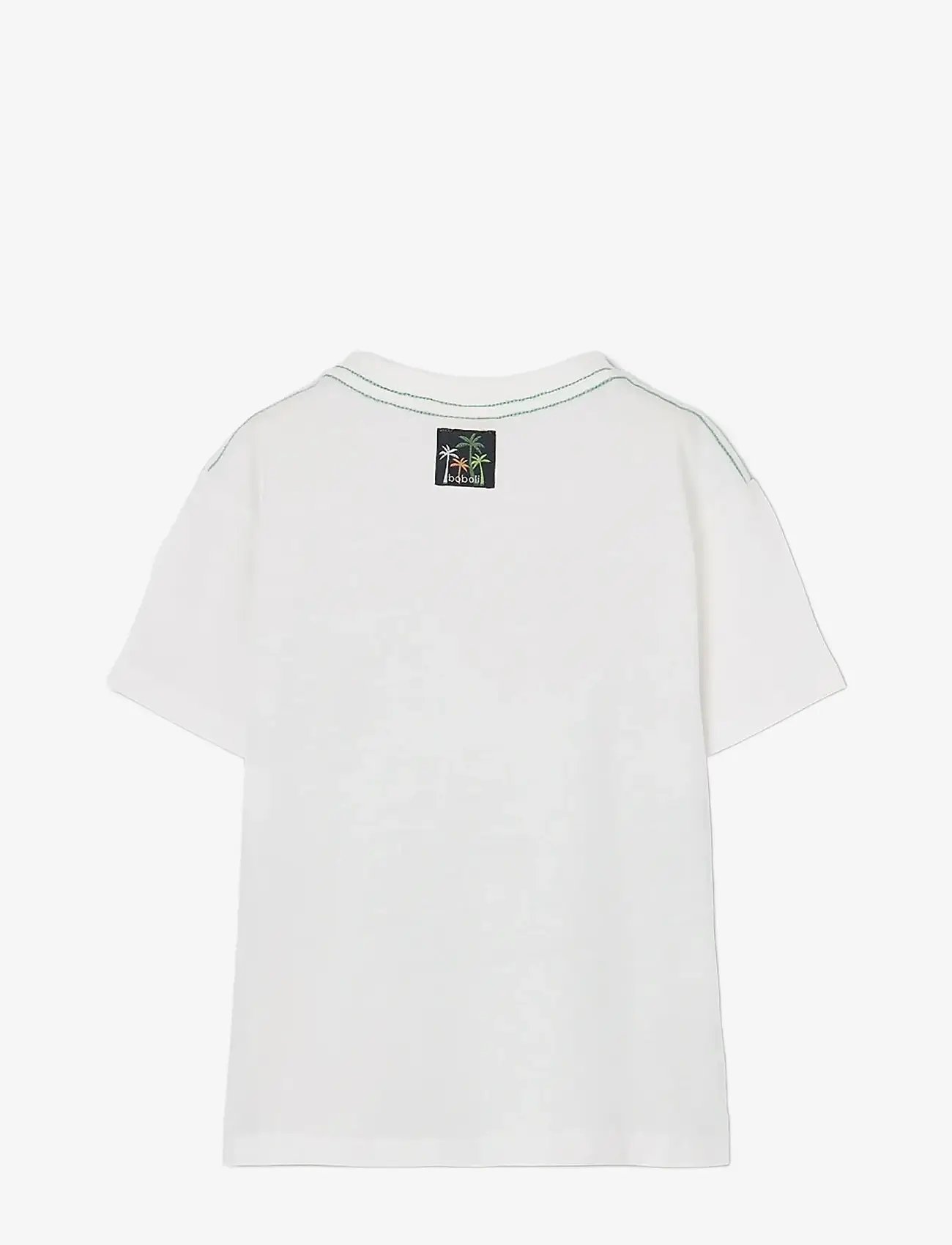 Boboli - Knit t-Shirt for boy -BCI - kortærmede t-shirts - off white - 2