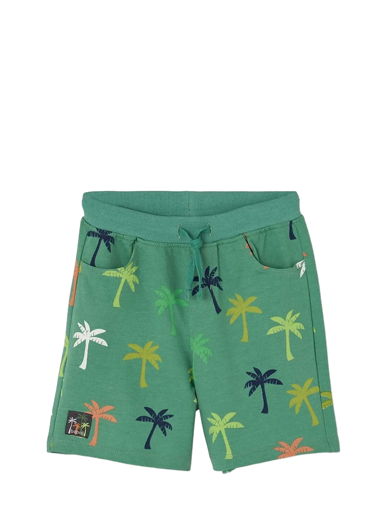 Boboli Fleece bermuda shorts for boy -BCI - Kids 98-134 - PRINT / green