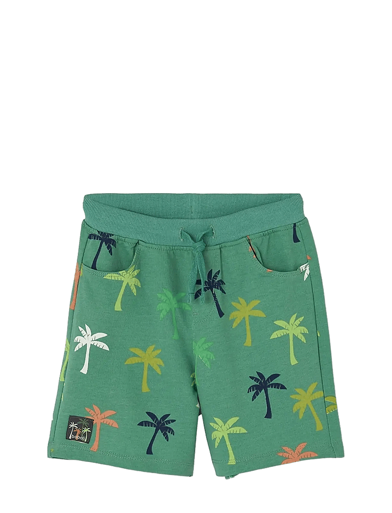 Boboli - Fleece bermuda shorts for boy -BCI - sweatshorts - print - 1