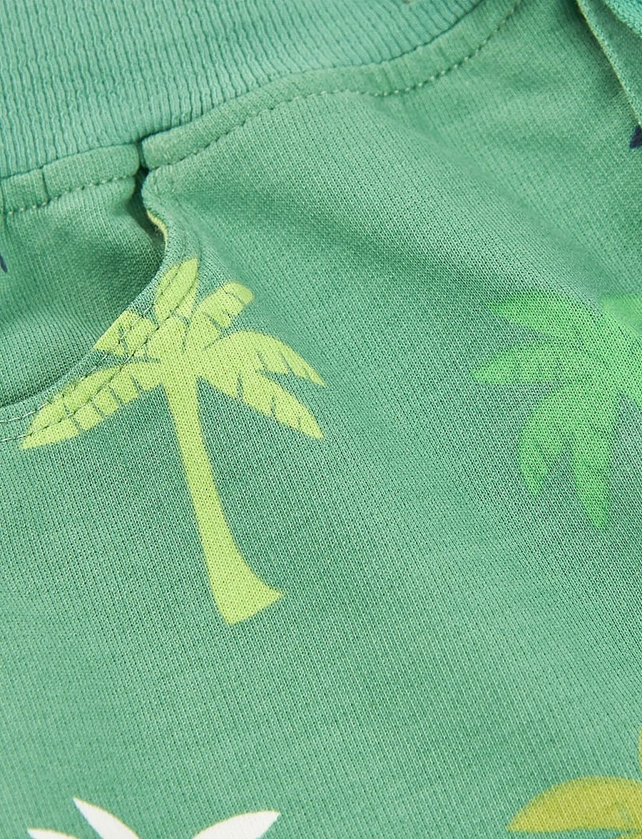 Boboli - Fleece bermuda shorts for boy -BCI - sweatshorts - print - 4