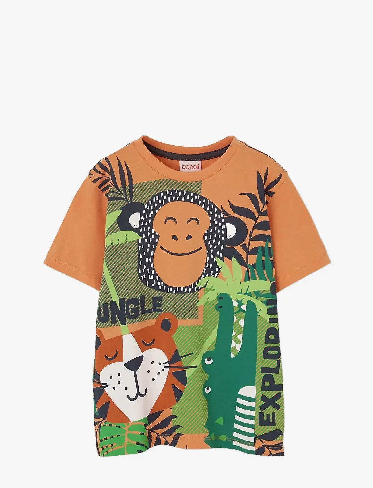 Boboli - Knit t-Shirt for boy -BCI - kurzärmelige - pumpkin - 0