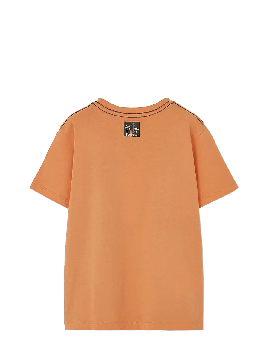 Boboli - Knit t-Shirt for boy -BCI - pumpkin - 1