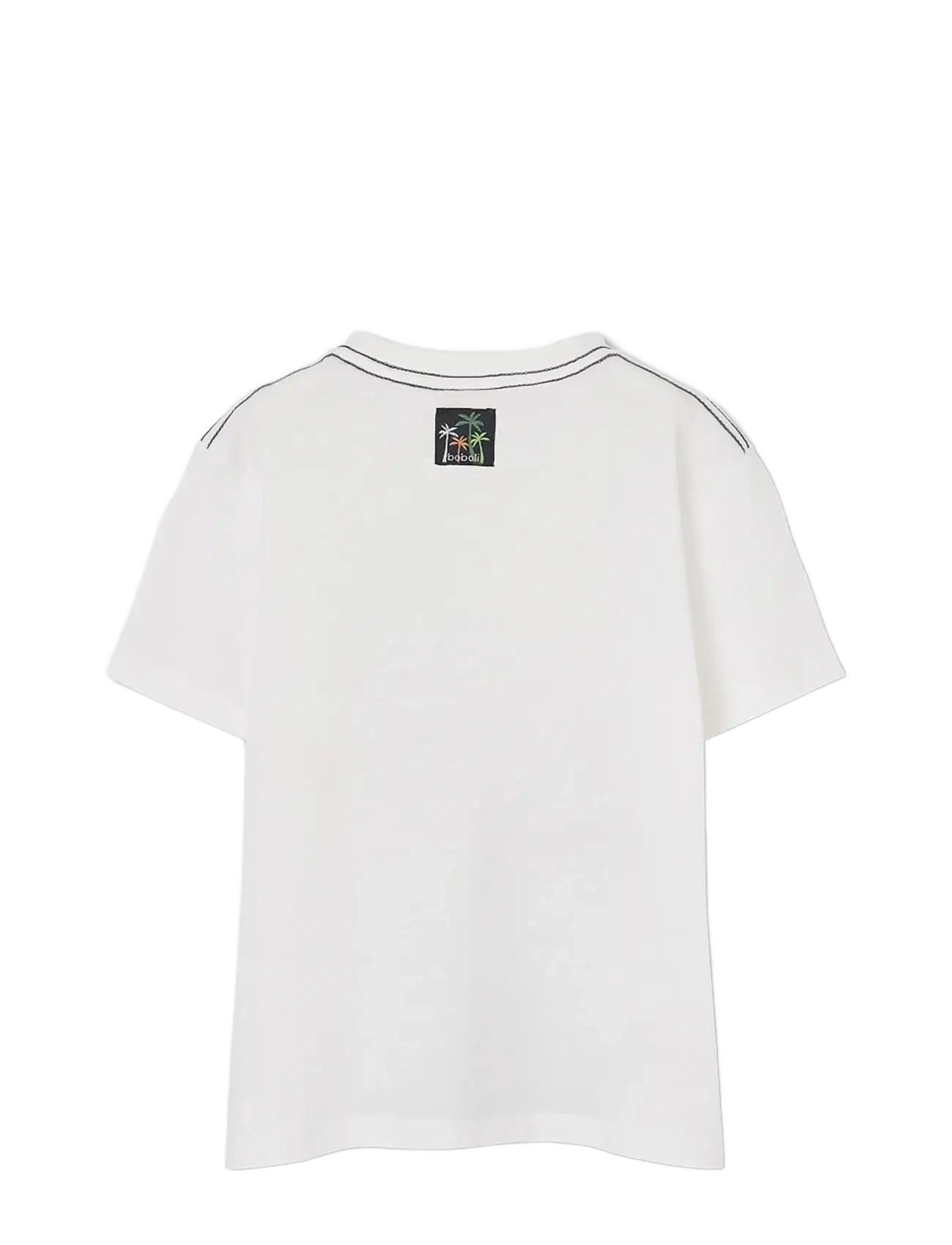 Boboli - Knit t-Shirt for boy -BCI - marškinėliai trumpomis rankovėmis - off white - 1