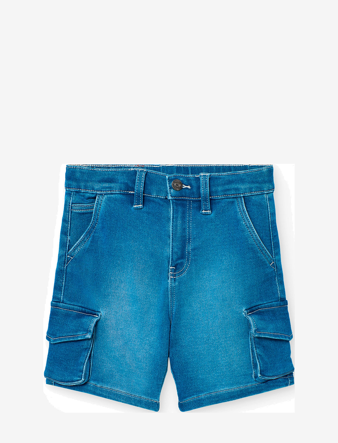 Boboli - Knit denim bermuda shorts - jeansshorts - navy - 1