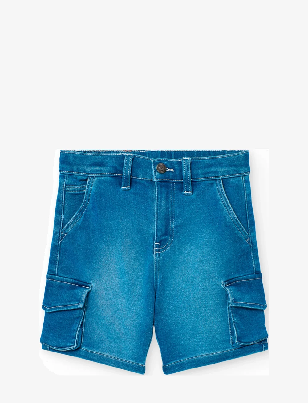 Boboli - Knit denim bermuda shorts - denimshorts - navy - 1