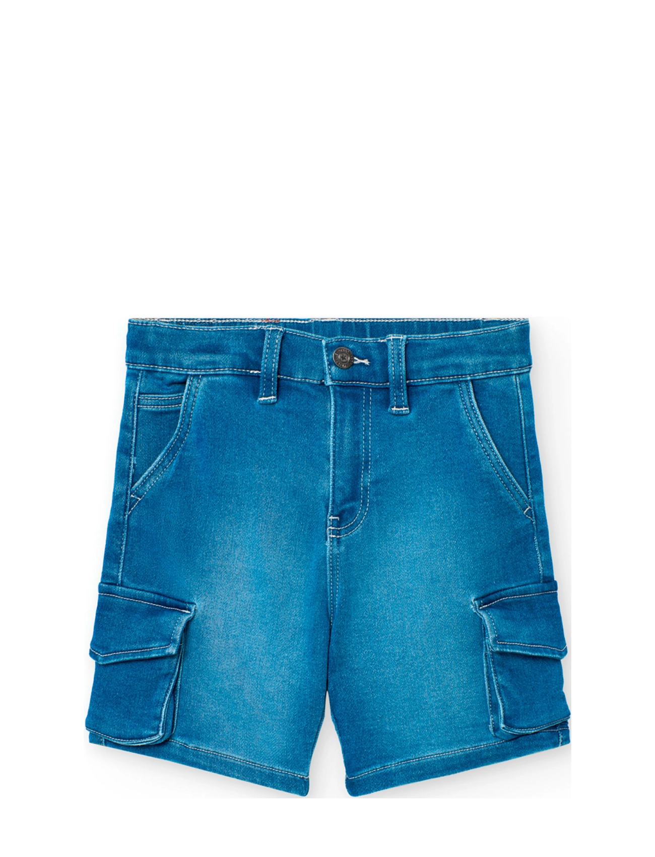 Boboli Knit denim bermuda shorts - 4 for 3 - NAVY / blue