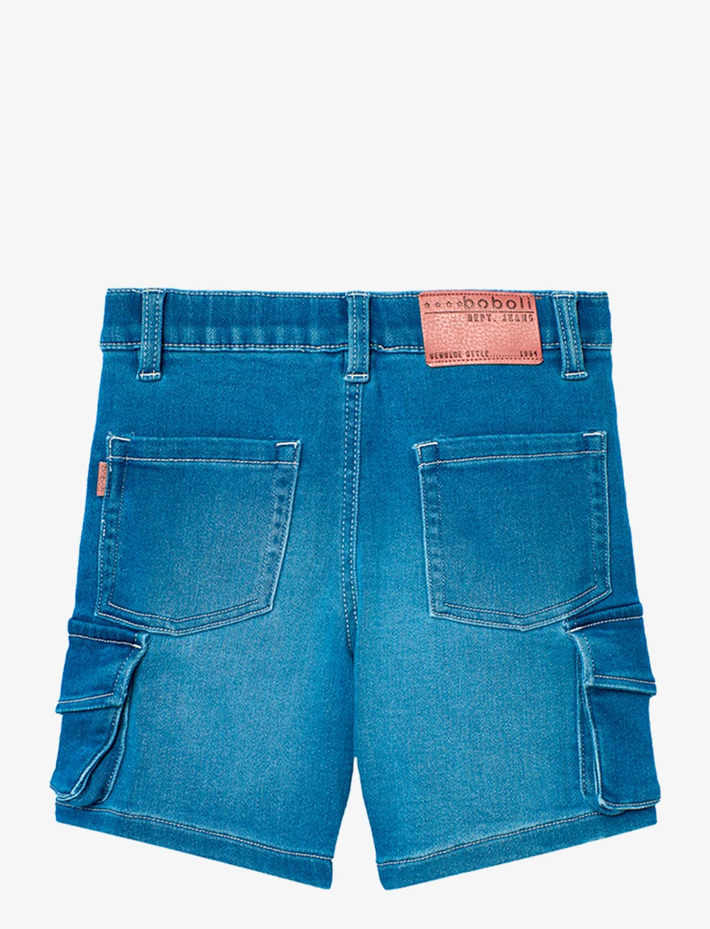 Boboli - Knit denim bermuda shorts - denimshorts - navy - 2