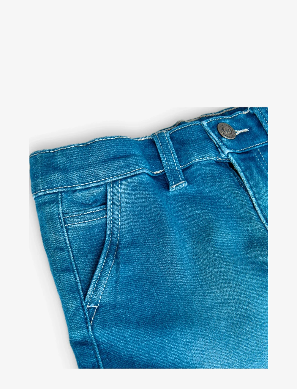 Boboli - Knit denim bermuda shorts - denimshorts - navy - 3