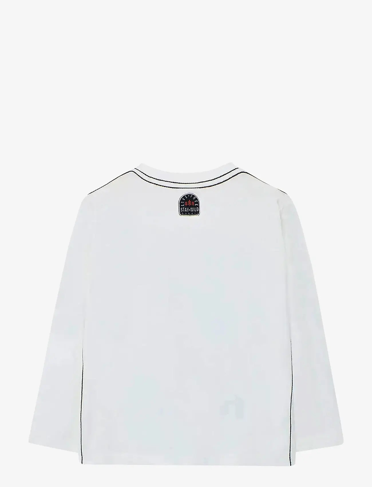 Boboli - Knit t-Shirt - long-sleeved t-shirts - off white - 1