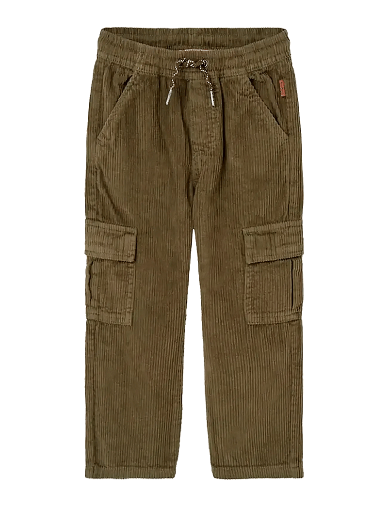 Boboli - Corduroy trousers - cargobyxor - forest - 0