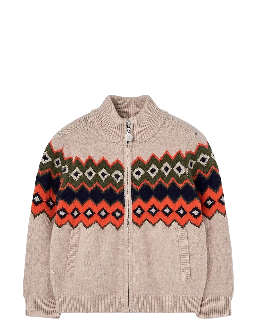 Boboli - Knitwear jacket - cardigans - beige - 0