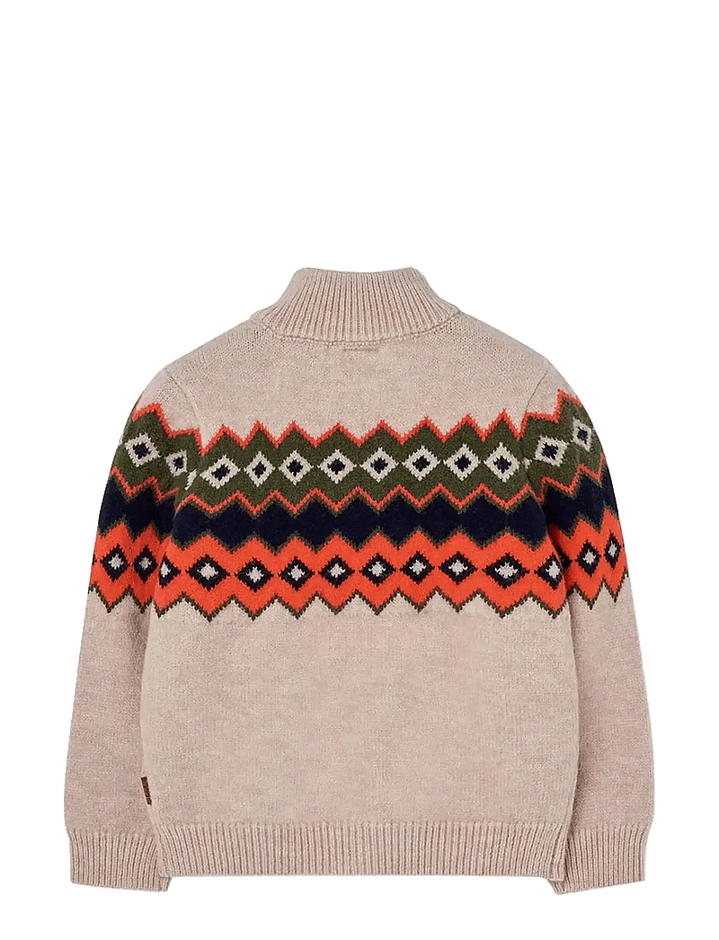 Boboli - Knitwear jacket - koftor - beige - 1