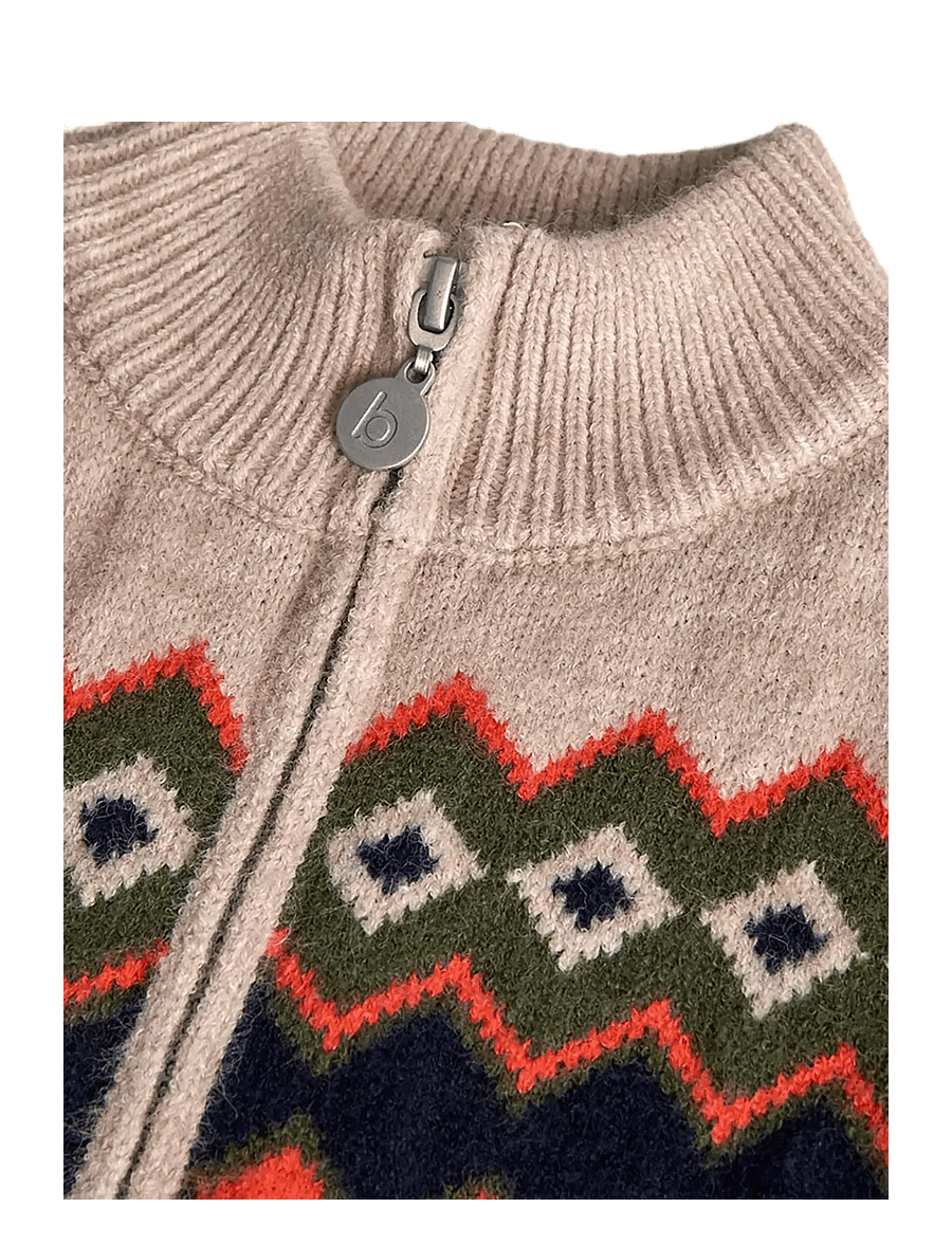 Boboli - Knitwear jacket - cardigans - beige - 2