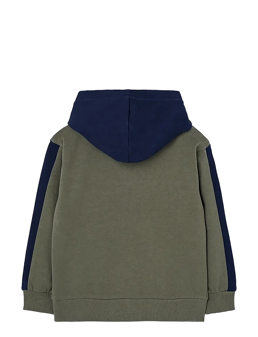 Boboli - Fleece with hood sweatshirt - hættetrøjer - forest - 1