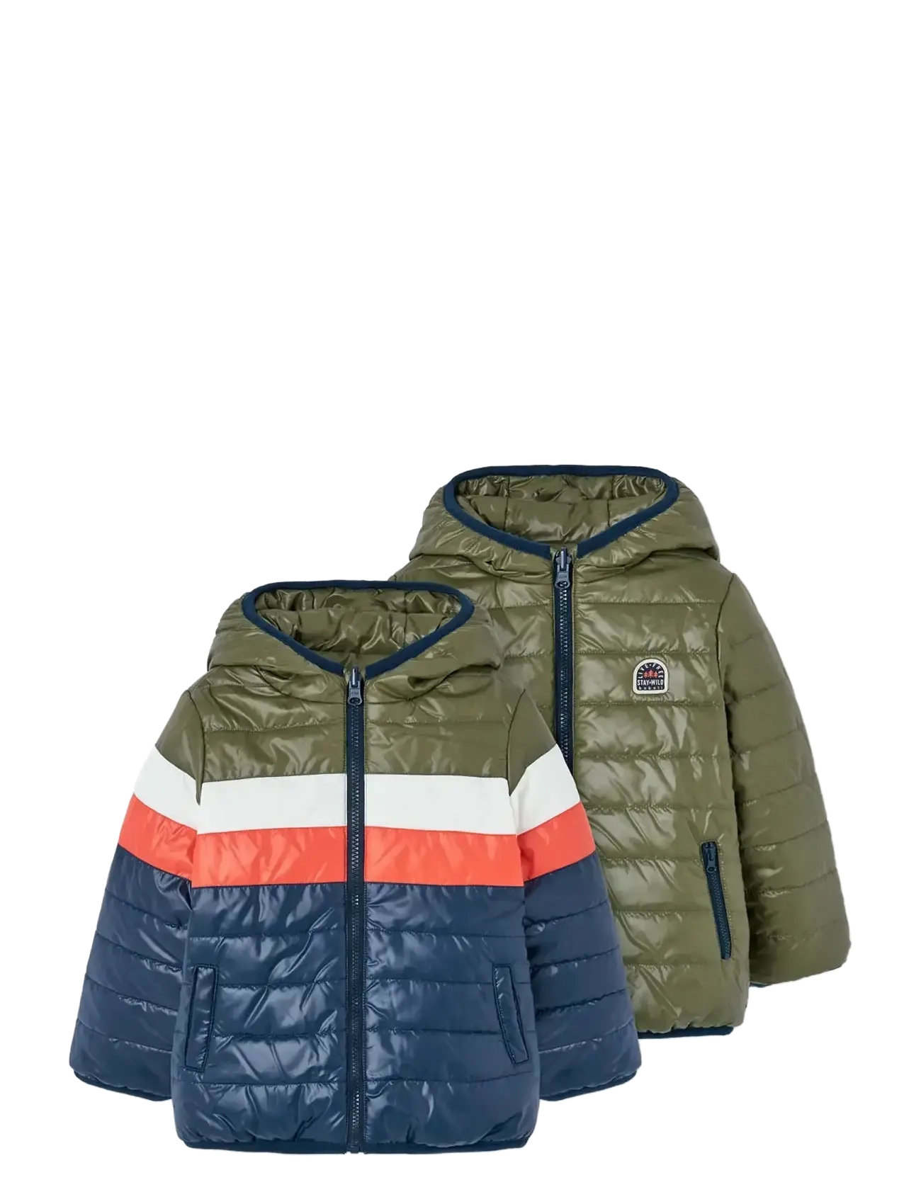 Boboli - Reversible parka - overtøj - navy - 3