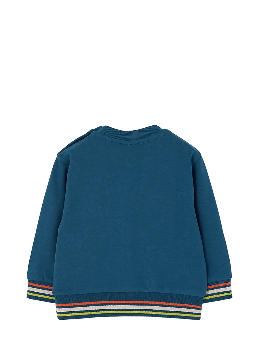 Boboli - Fleece sweatshirt for boy -BCI - sweatshirts - canard - 1