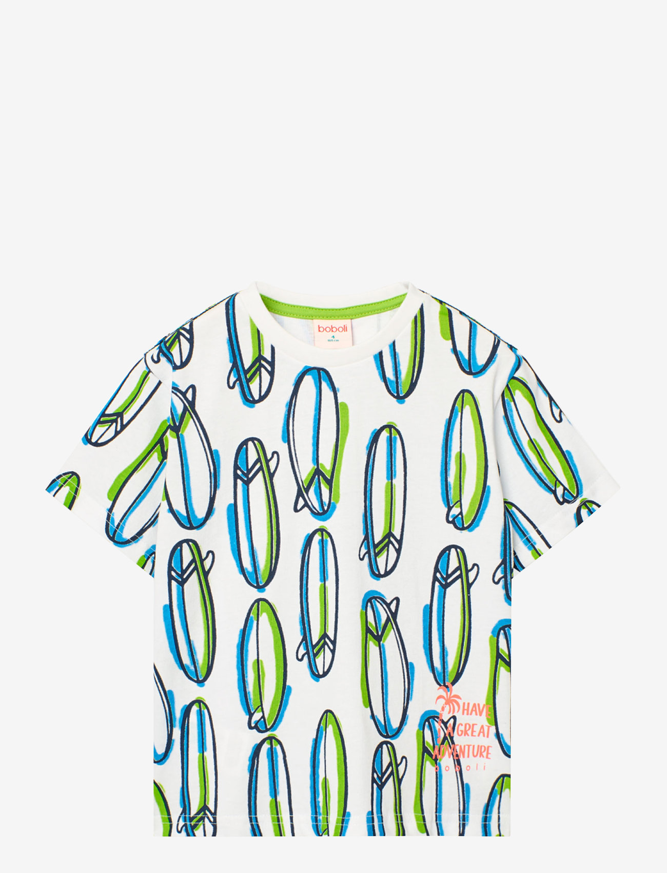 Boboli - Knit t-Shirt printed - kortärmade t-shirts - multi coloured - 1