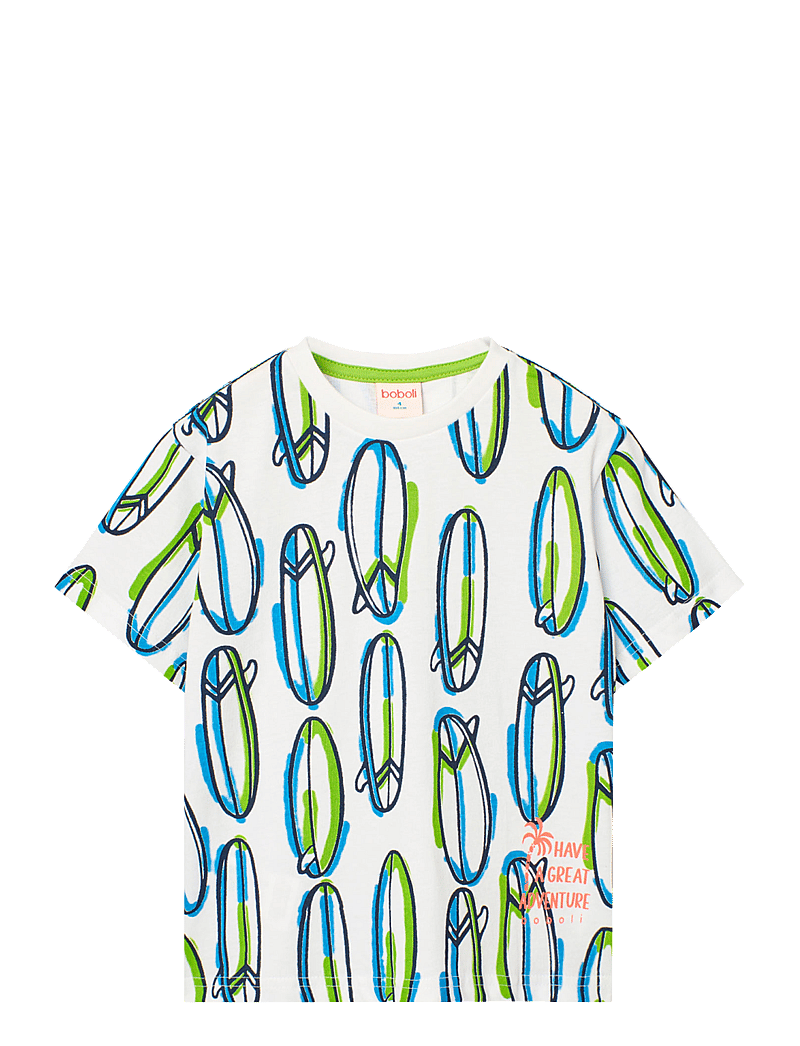 Boboli - Knit t-Shirt printed - kortærmede t-shirts - multi coloured - 1