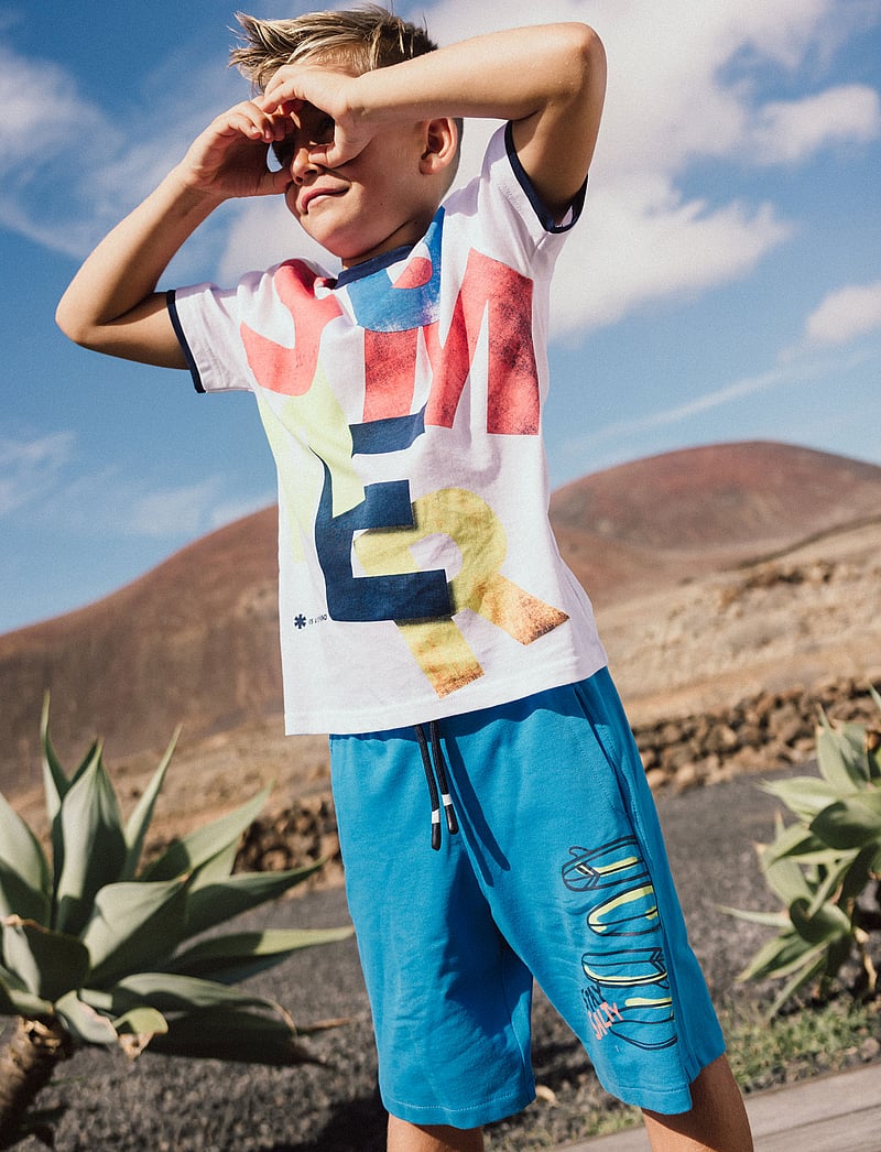 Boboli - Fleece bermuda shorts - mjukisshorts - blue - 0