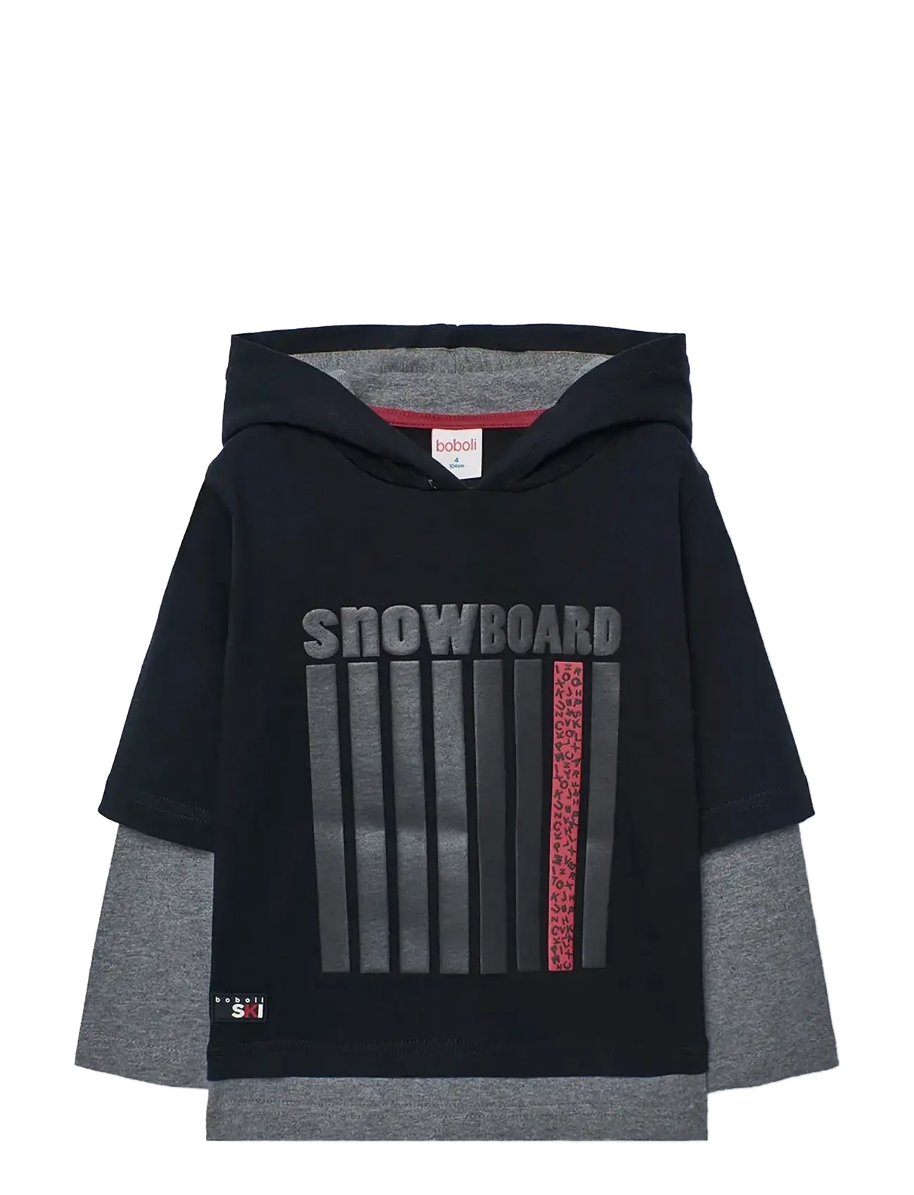 Boboli - Knit Hooded T-Shirt -