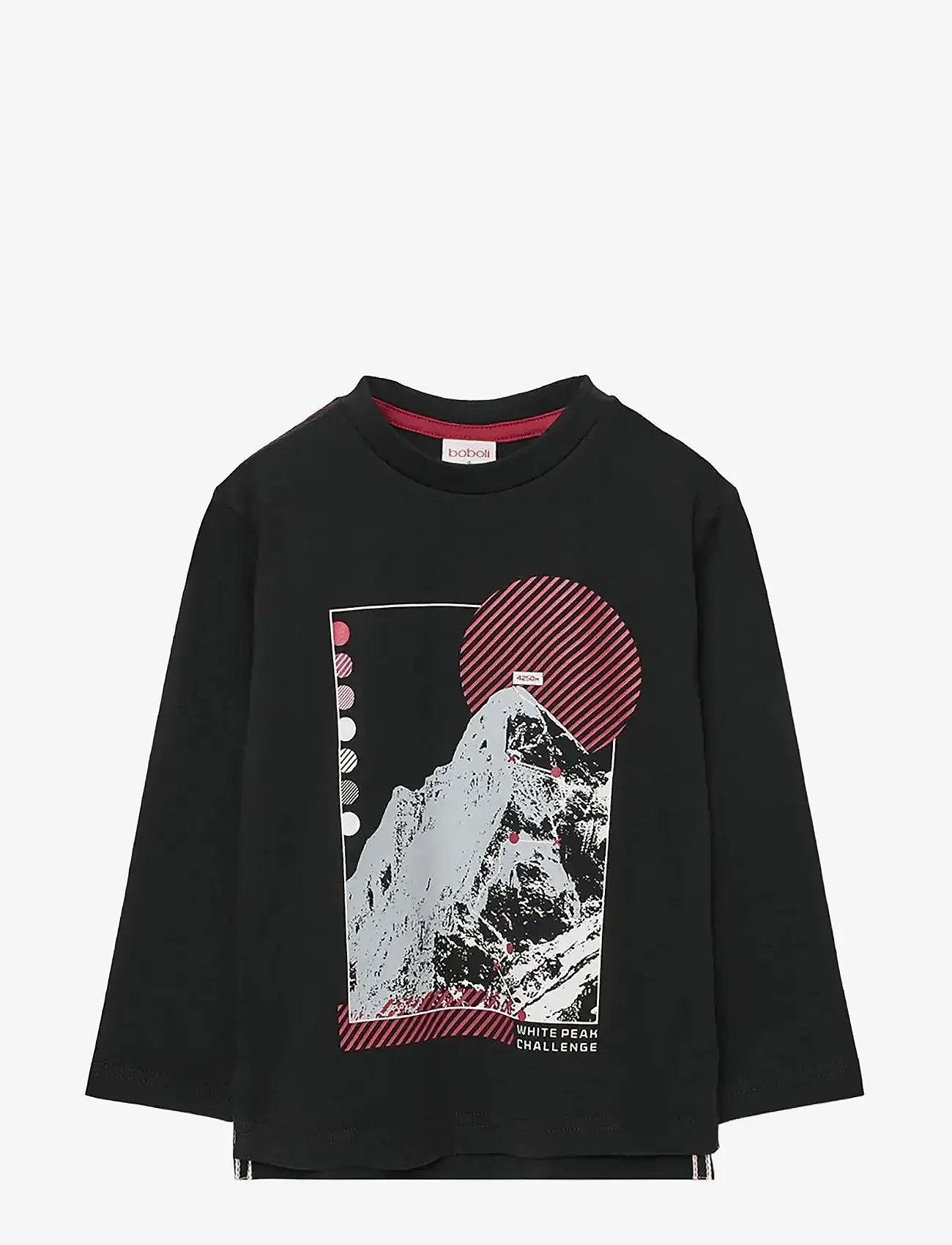 Boboli - Knit t-Shirt - långärmade t-shirts - black - 0