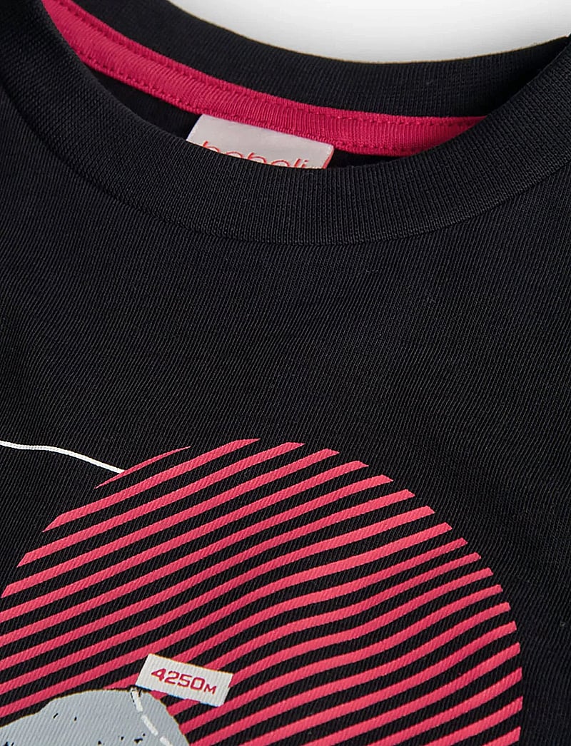 Boboli - Knit t-Shirt - långärmade t-shirts - black - 2