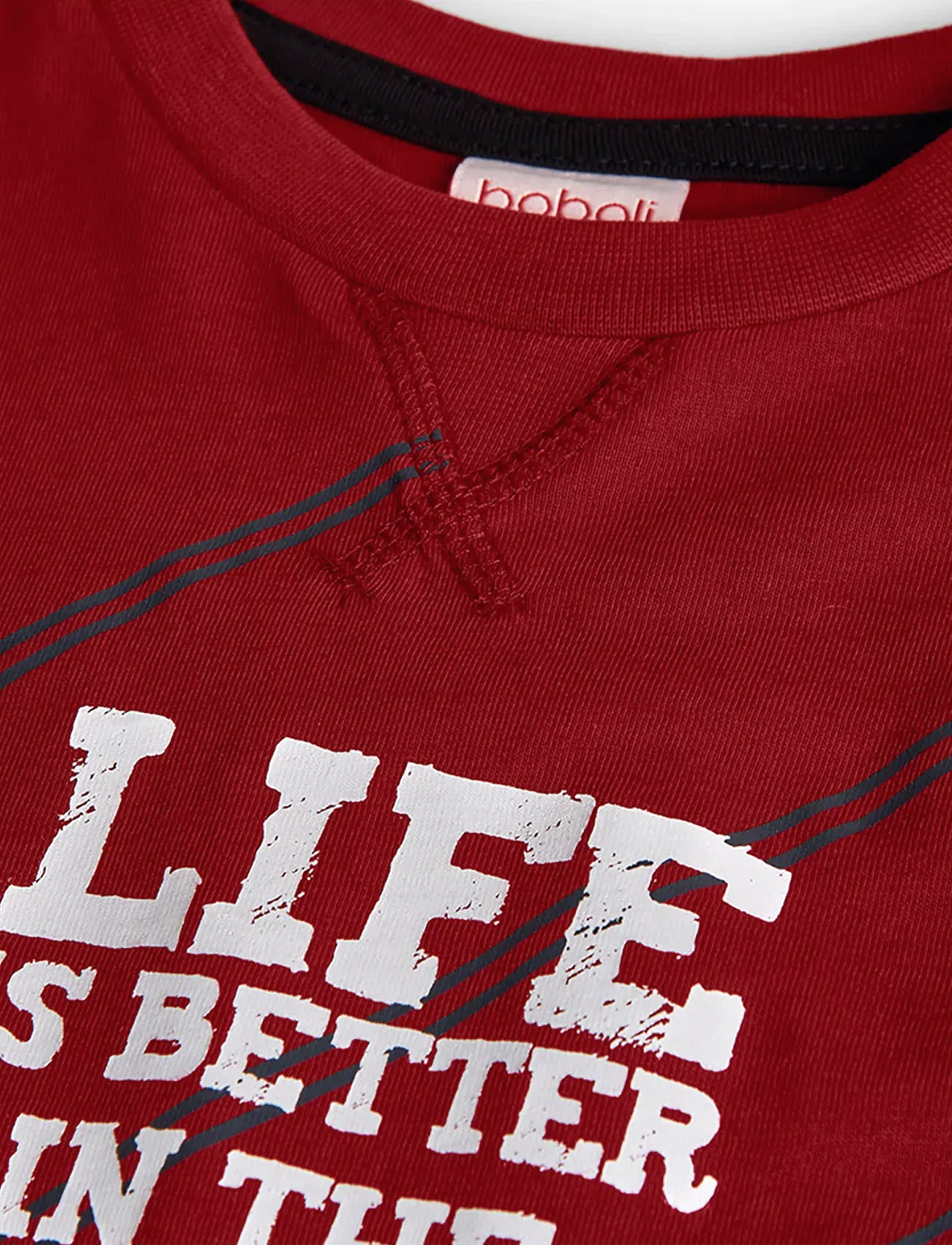 Boboli - Knit t-Shirt - langerma bolir - scarlet - 2