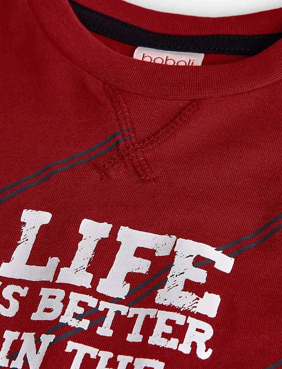 Boboli - Knit t-Shirt - langärmelig - scarlet - 2