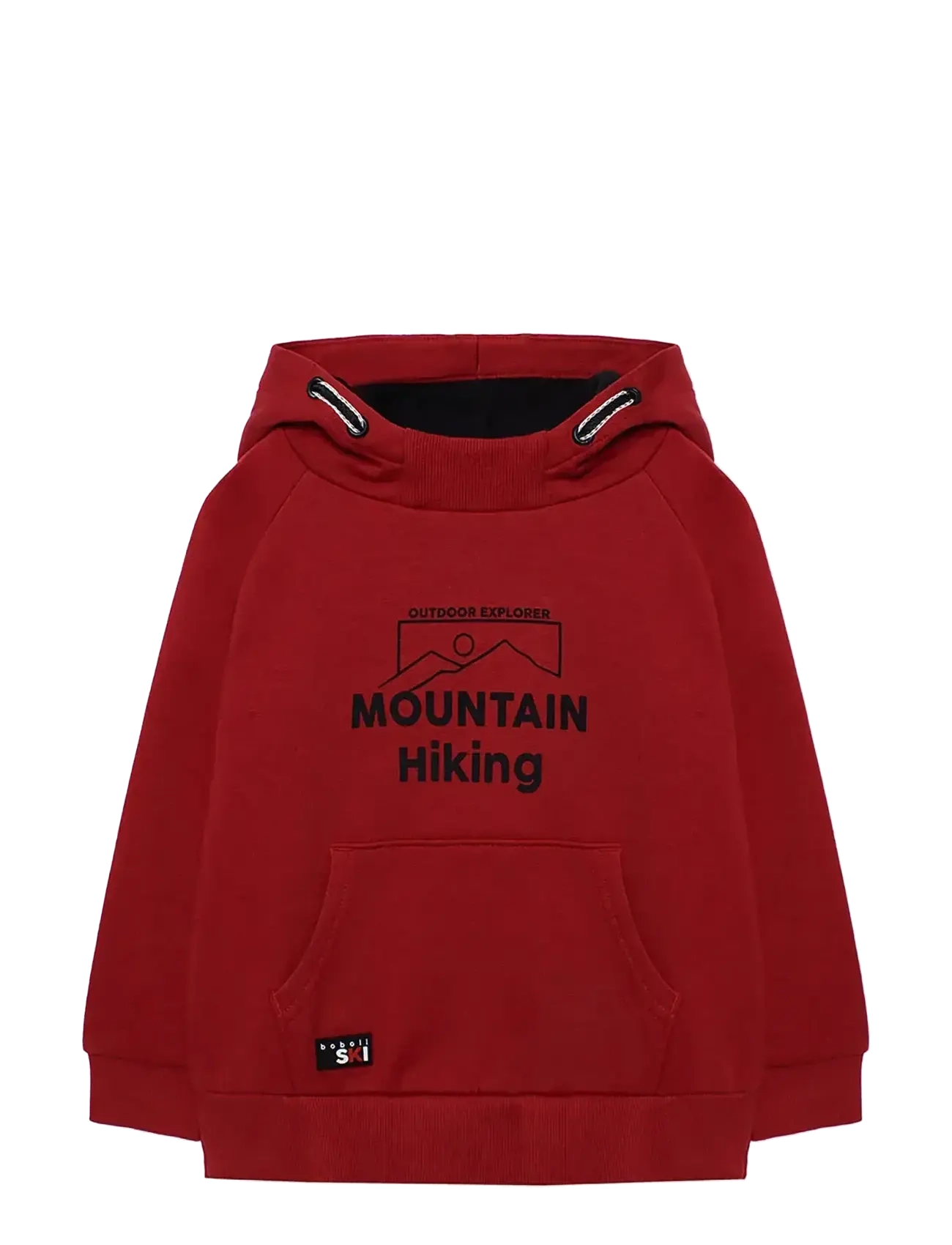 BOBOLI Fleece With Hood Sweatshirt Rot - 116 - Kinder