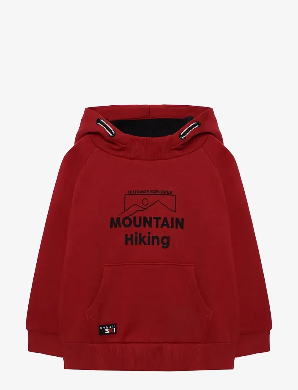 Boboli - Fleece with hood sweatshirt - kapuzenpullover - scarlet - 0