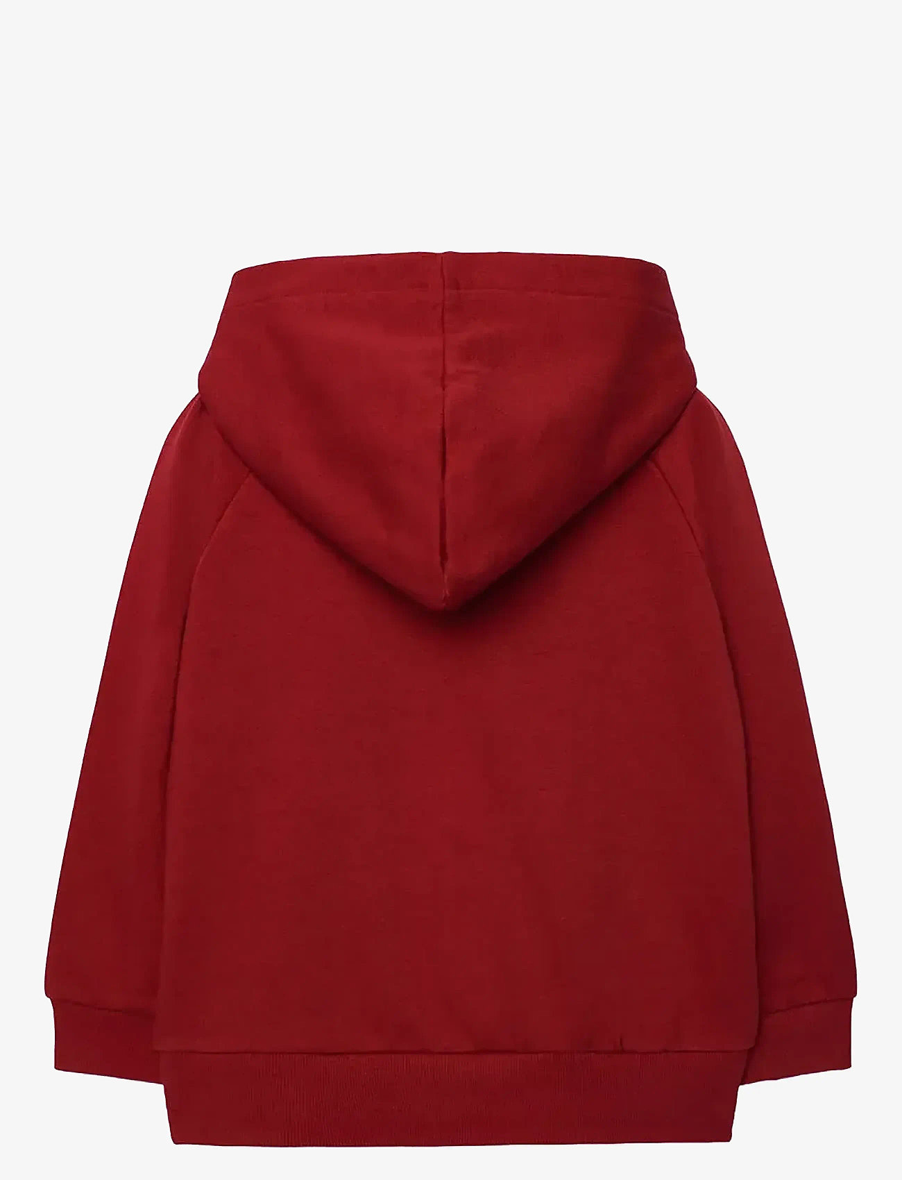 Boboli - Fleece with hood sweatshirt - hoodies - scarlet - 1