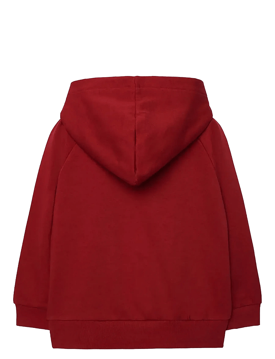 Boboli - Fleece with hood sweatshirt - hættetrøjer - scarlet - 1