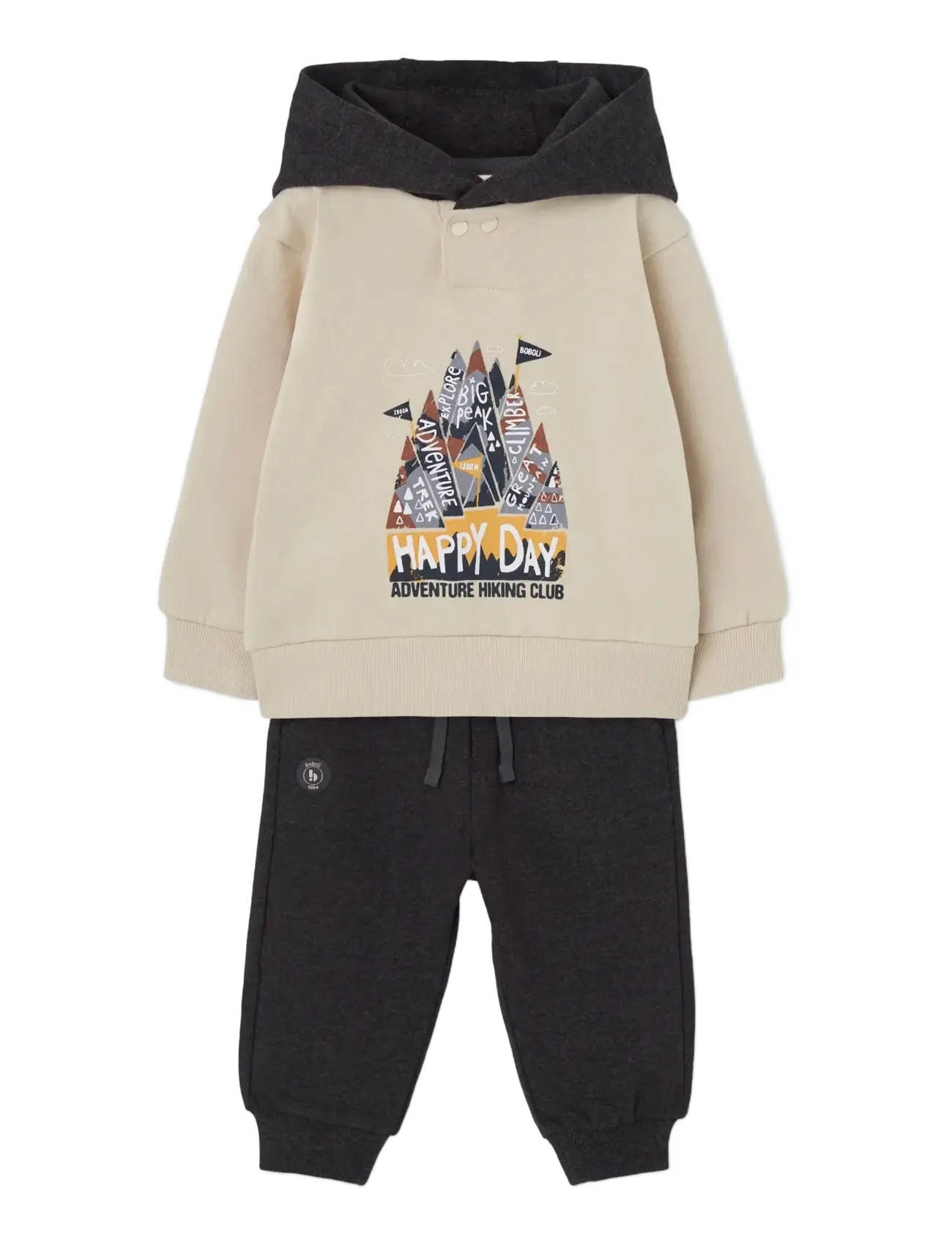 Boboli Set fleece for boy -BCI - Fleecejacke - CRÈME / cream