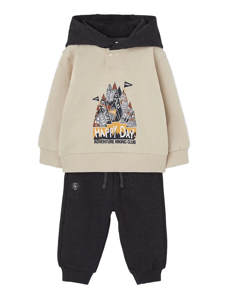 Boboli - Set fleece for boy -BCI - fleecejacken - crÈme - 0