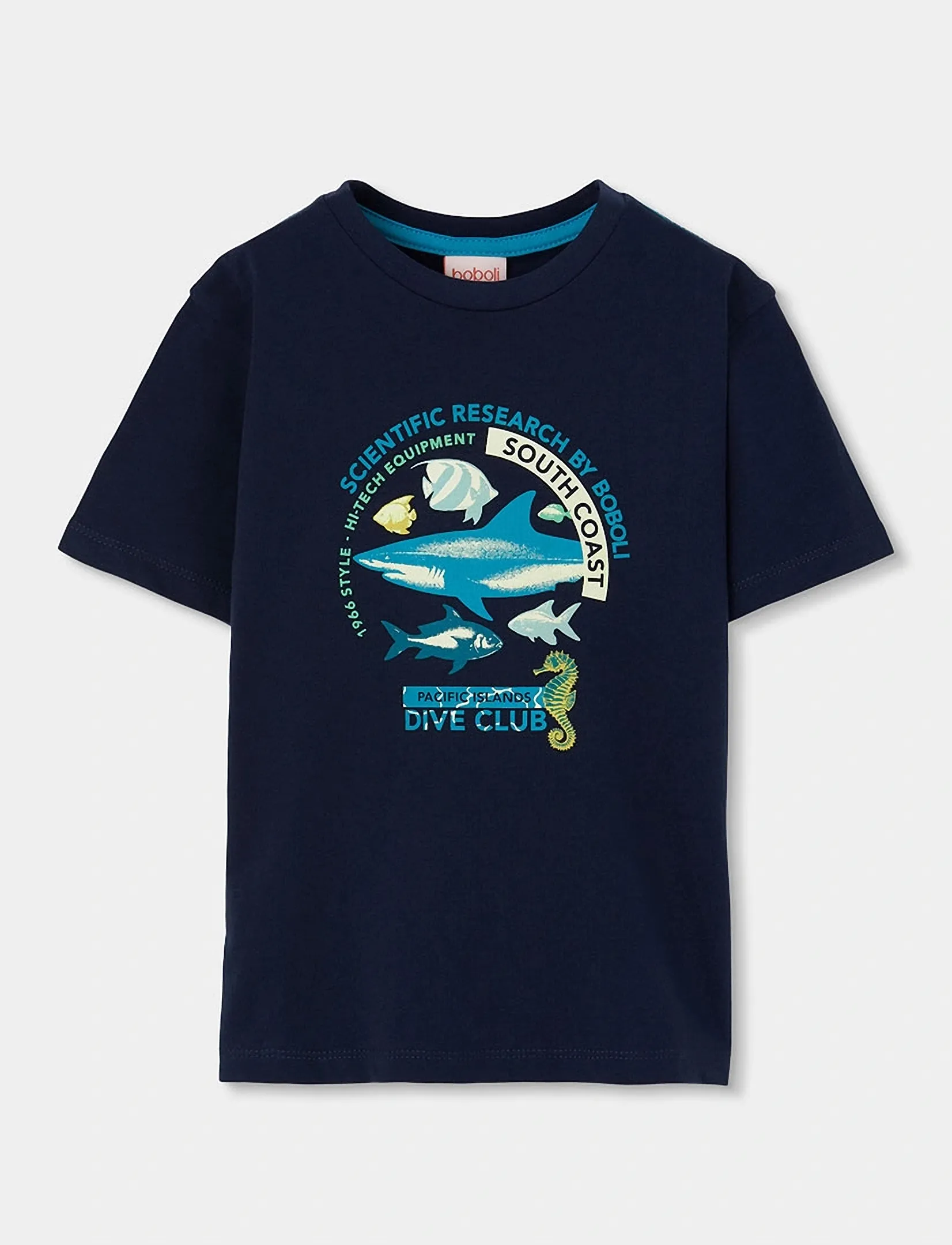Boboli - Set knit for boy -BCI - sets mit kurzärmeligem t-shirt - navy - 2