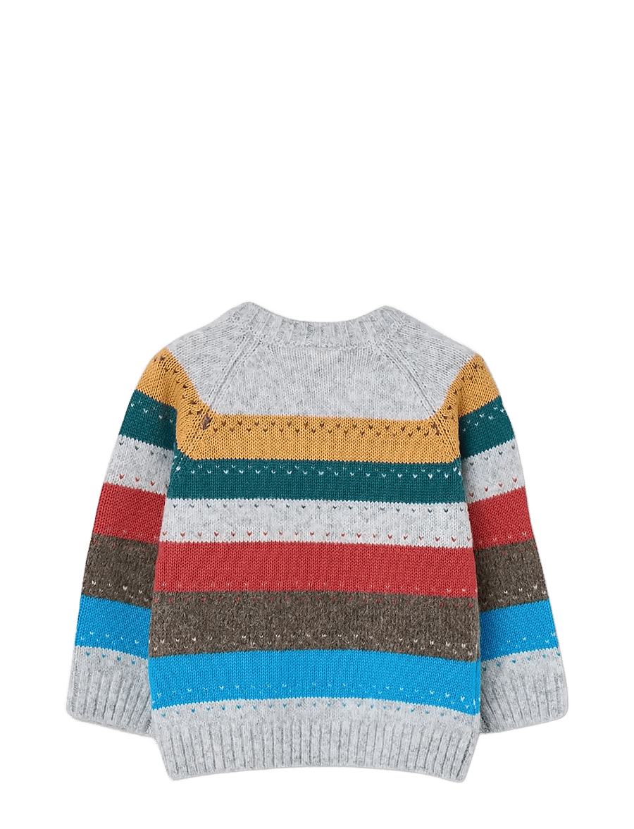 Boboli - Knitwear pullover for boy -BCI - pullover - ecru - 1
