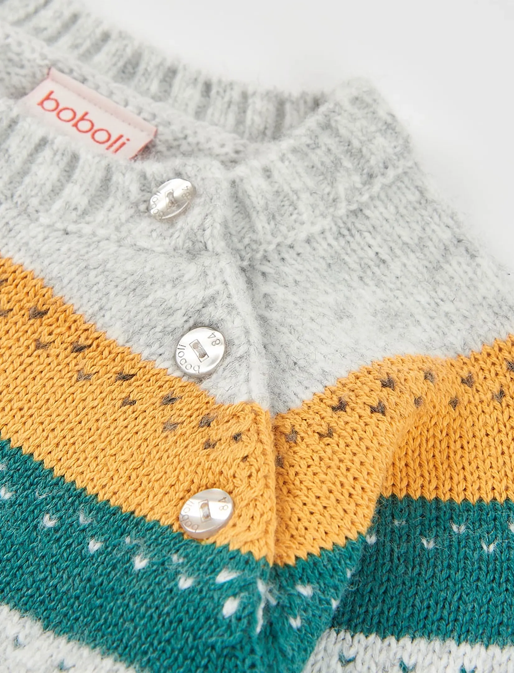 Boboli - Knitwear pullover for boy -BCI - ecru - 2