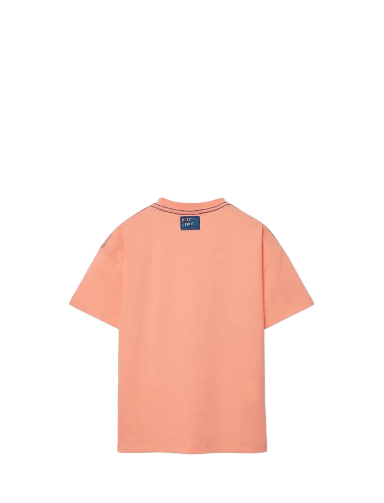 Boboli - Knit t-Shirt dye for boy -BCI - kortærmede t-shirts - gamba - 2