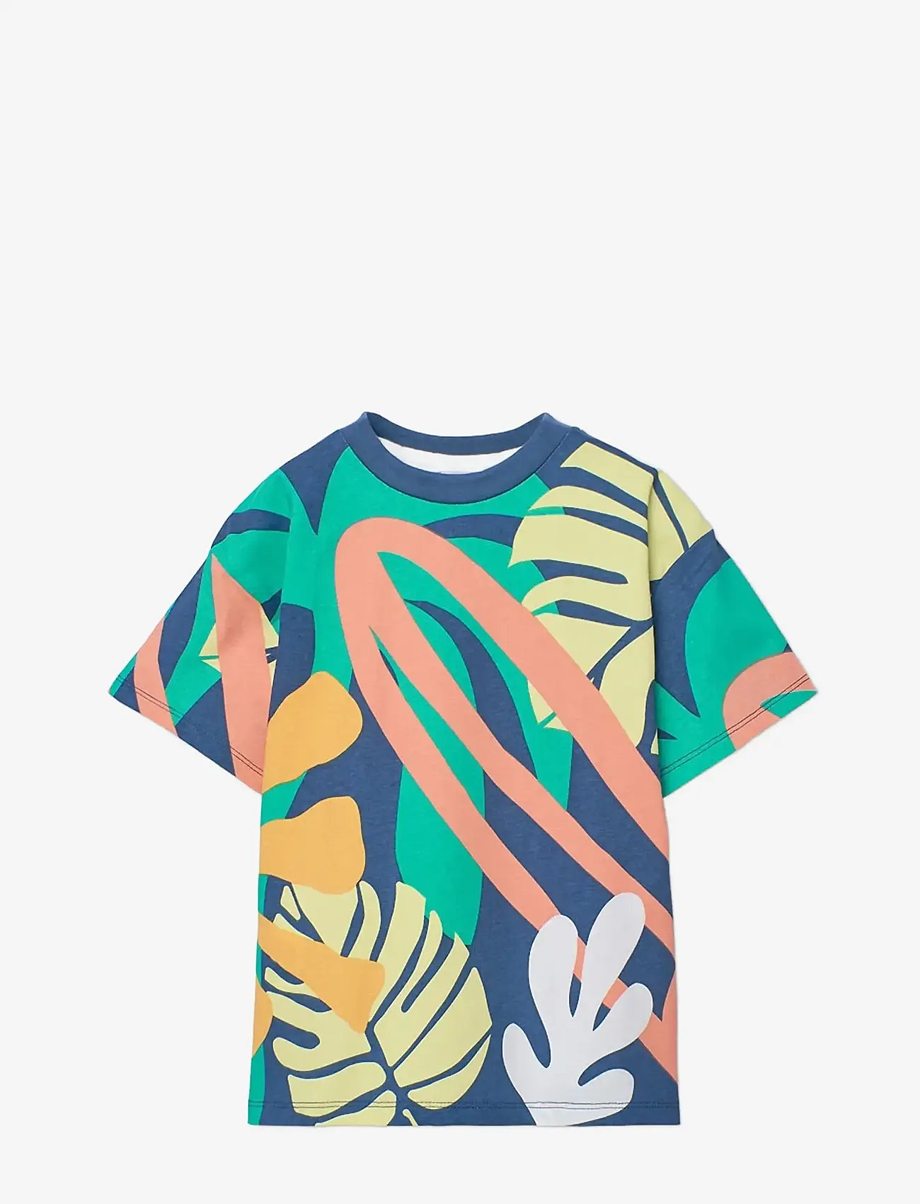 Boboli - Knit t-Shirt printed for boy -BCI - kortærmede t-shirts - blue - 0