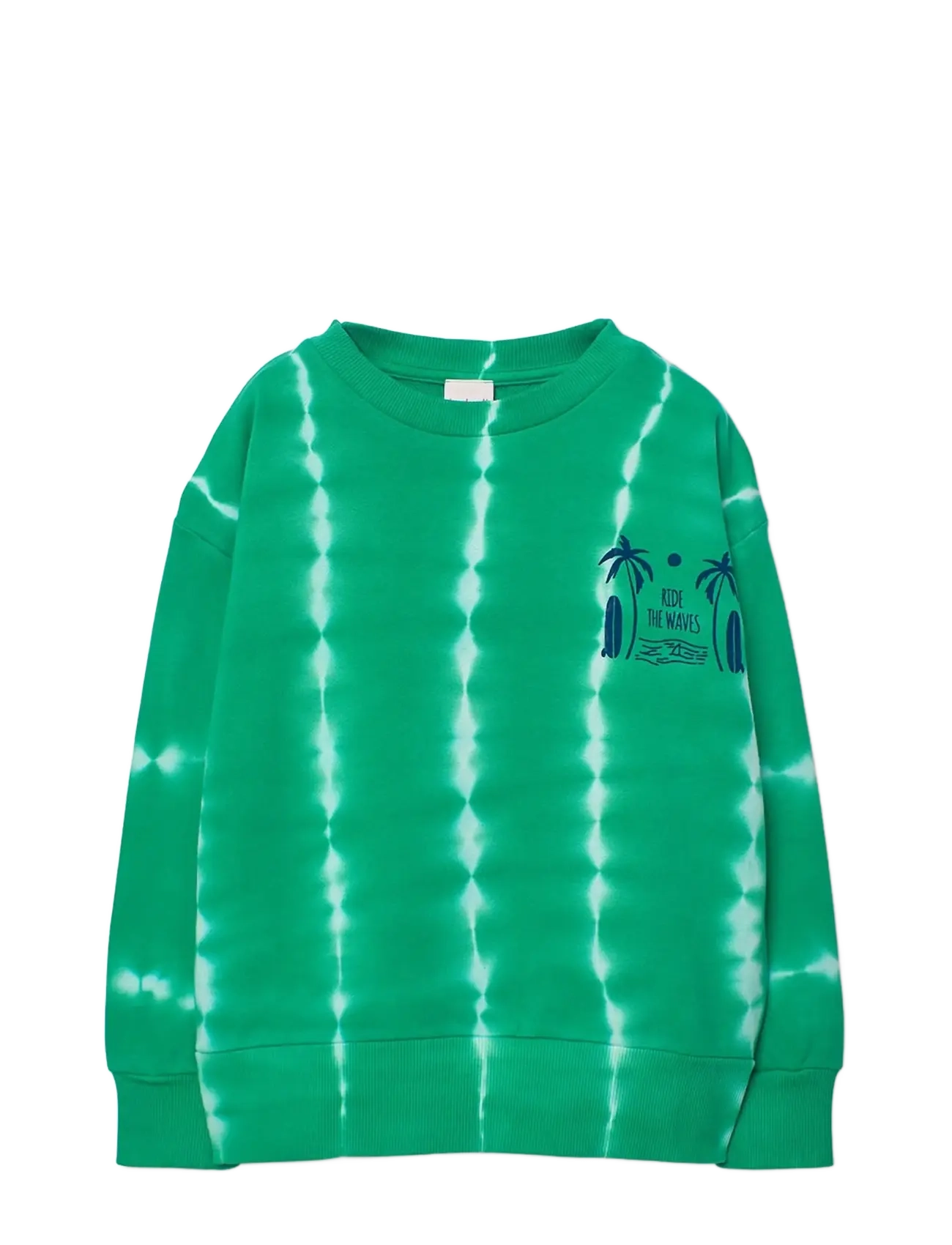 BOBOLI Fleece Sweatshirt Dye For Junge -Bci Grün - 104 - Kinder