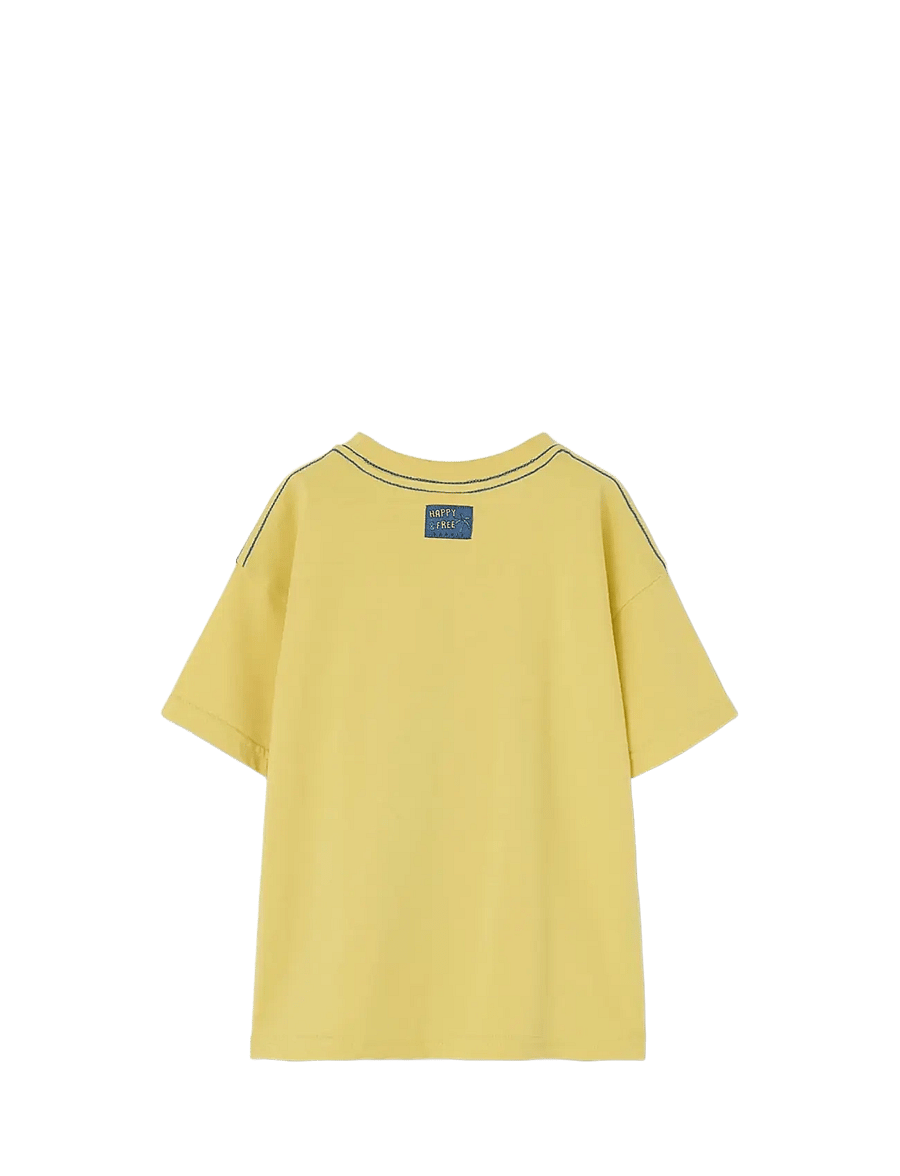 Boboli - Knit t-Shirt for boy -BCI - odzież - lemonade - 2